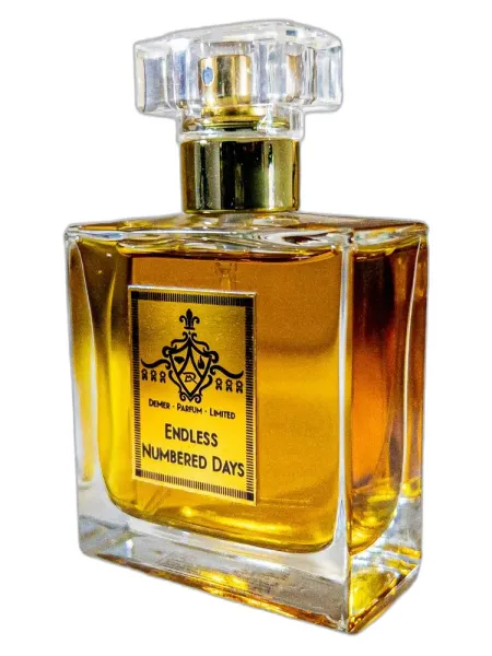 Frasco del perfume DeMer Parfum Limited Endless Numbered Days unisex Eau de Parfum