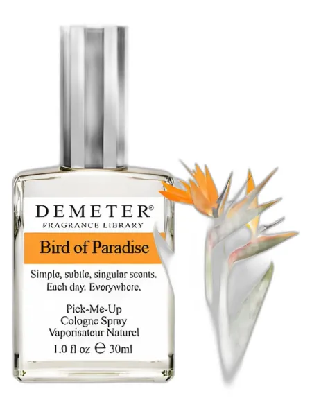 Frasco del perfume Demeter Fragrance Bird of Paradise Eau de Cologne