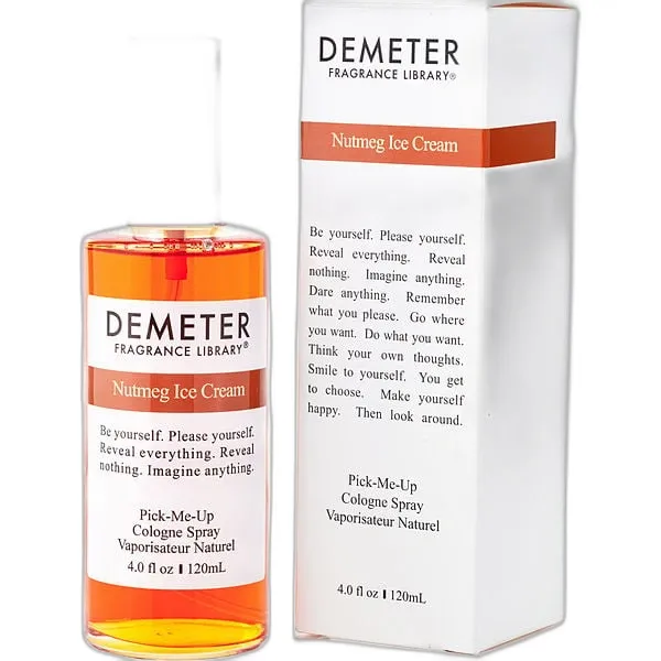 Frasco del perfume Demeter Nutmeg Ice Cream Eau de Cologne