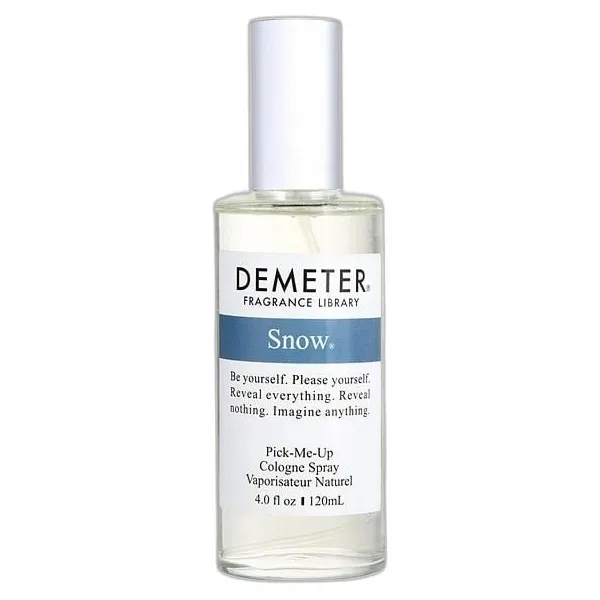 Frasco del perfume Demeter Snow Eau de Cologne