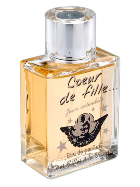 Frasco del perfume Des Filles a la Vanille Coeur de Fille Jeux Interdits