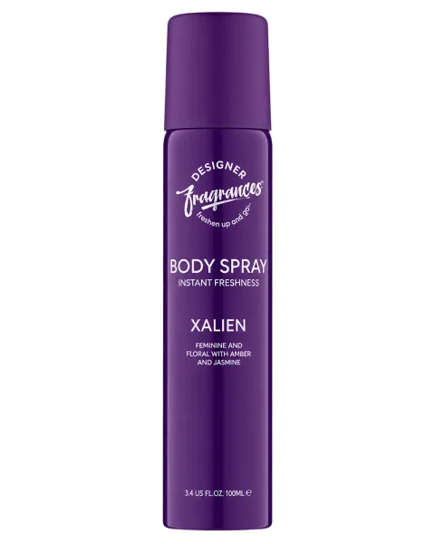 Frasco del perfume Designer Fragrances Xalien Body Spray