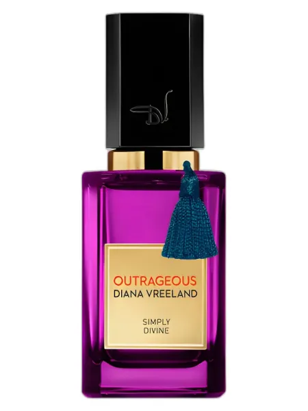 Frasco del perfume Diana Vreeland Outrageous Collection Simply Divine