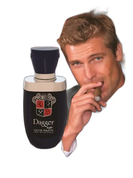 Frasco del perfume Dina Cosmetics Dagger Night