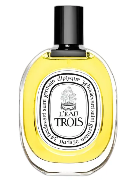 Frasco del perfume Diptyque L'Eau Trois Eau de Toilette unisex Eau de Toilette