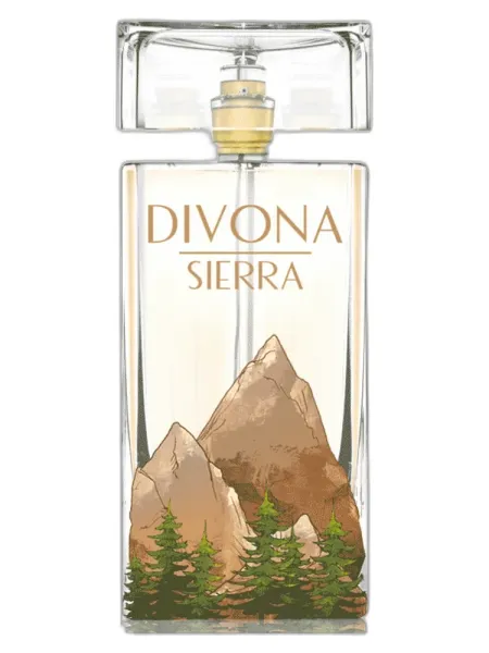 Frasco del perfume Divona Sierra