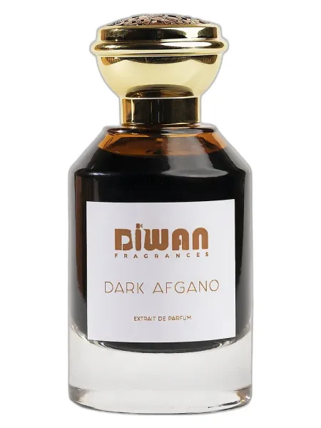 Frasco del perfume DIWAN DARK AFGANO Extrait de Parfum Extrait