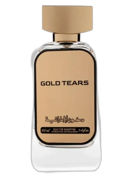 Frasco del perfume Dkhoon Emirates Gold Tears unisex