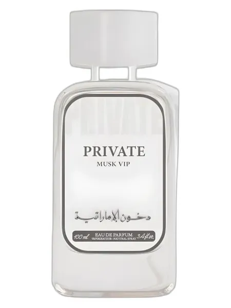 Frasco del perfume Dkhoon Emirates Private Musk VIP unisex