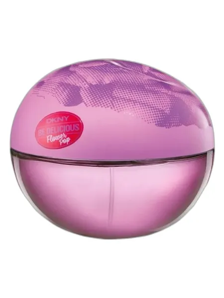 Frasco del perfume Donna Karan DKNY Be Delicious Violet Pop