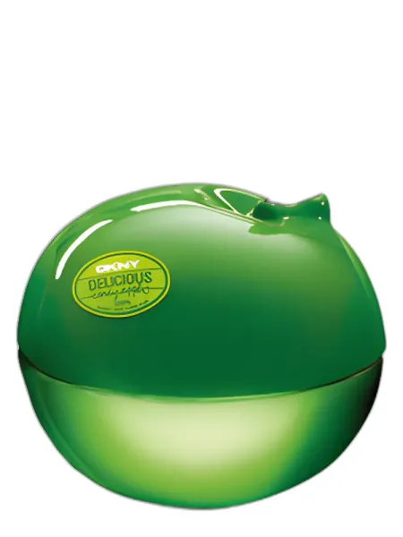 Frasco del perfume Donna Karan DKNY Delicious Candy Apples Sweet Caramel