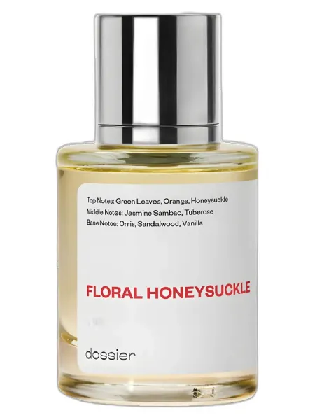 Frasco del perfume Dossier Floral Honeysuckle