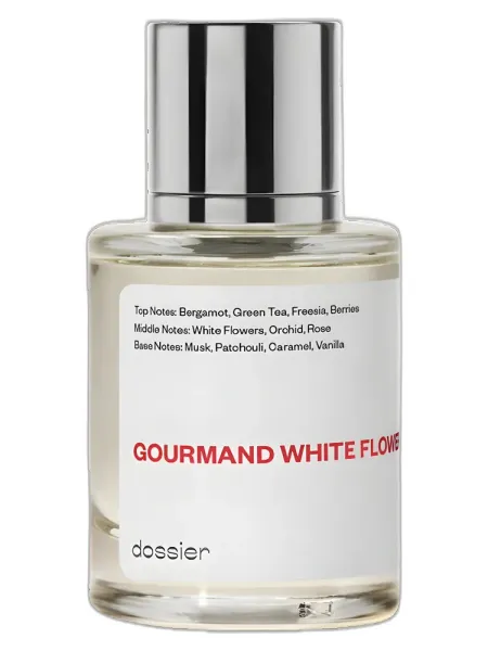 Frasco del perfume Dossier Gourmand White Flowers