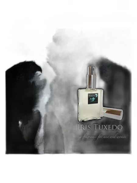 Frasco del perfume DSH Perfumes Iris Tuxedo unisex