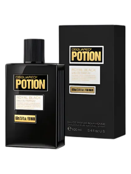 Frasco del perfume DSQUARED² Potion Royal Black DSQUARED2 Eau de Cologne