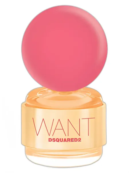 Frasco del perfume DSQUARED² Want Pink Ginger DSQUARED2