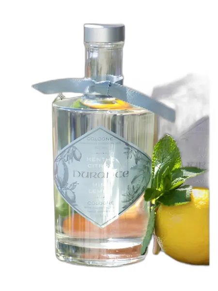 Frasco del perfume Durance en Provence Lemon and Mint unisex