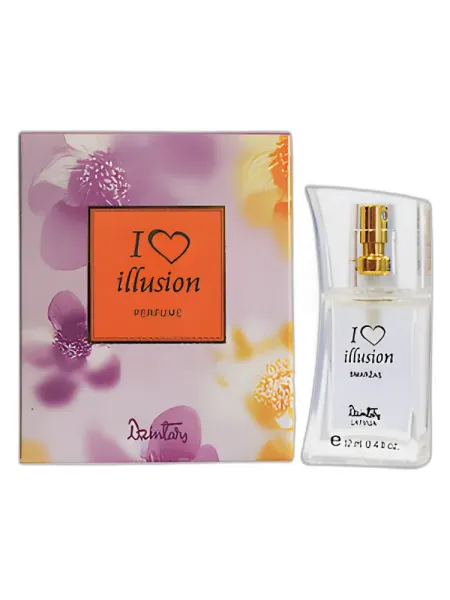 Frasco del perfume Dzintars I Love Illusion