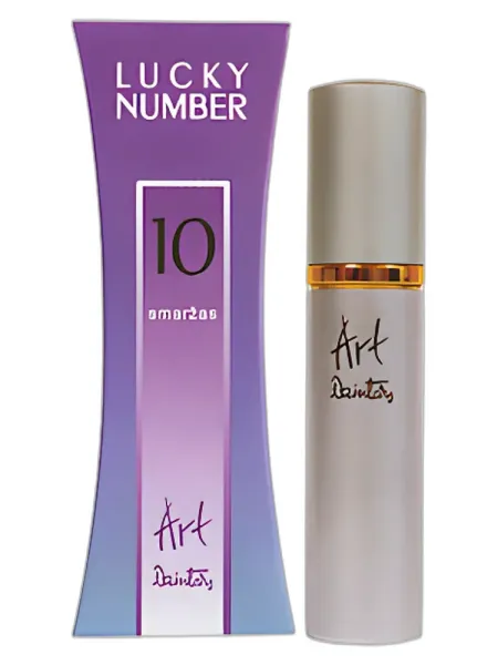 Frasco del perfume Dzintars Lucky Number 10