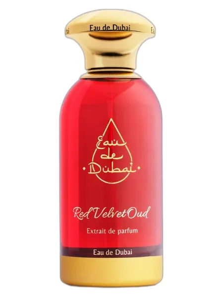 Frasco del perfume Eau de Dubai Red velvet Oud unisex