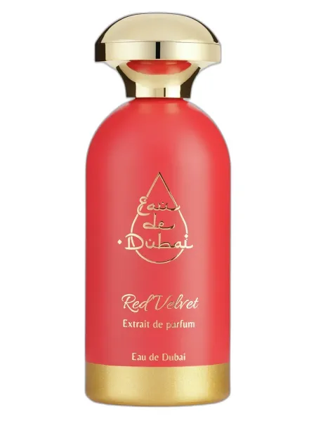 Frasco del perfume Eau de Dubai Red Velvet unisex