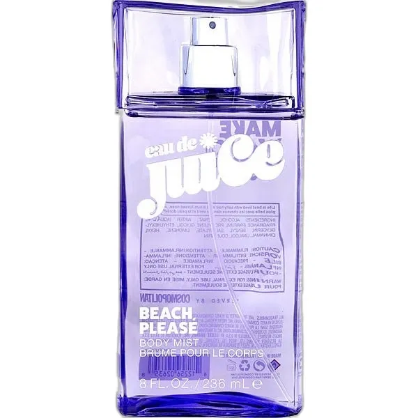 Frasco del perfume Eau De Juice Beach Please
