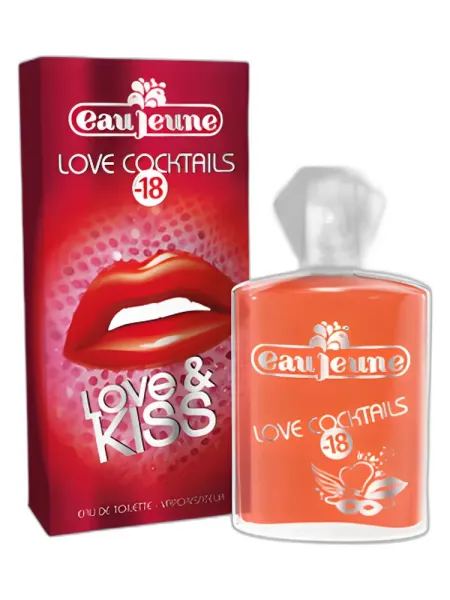 Frasco del perfume Eau Jeune Love & Kiss
