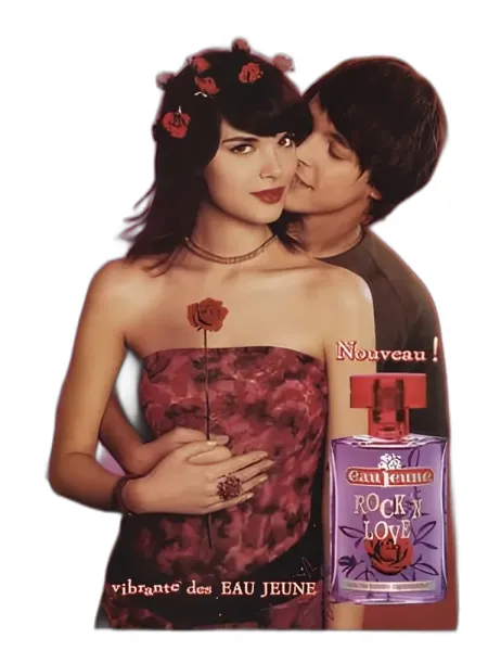 Frasco del perfume Eau Jeune Rock'n Love
