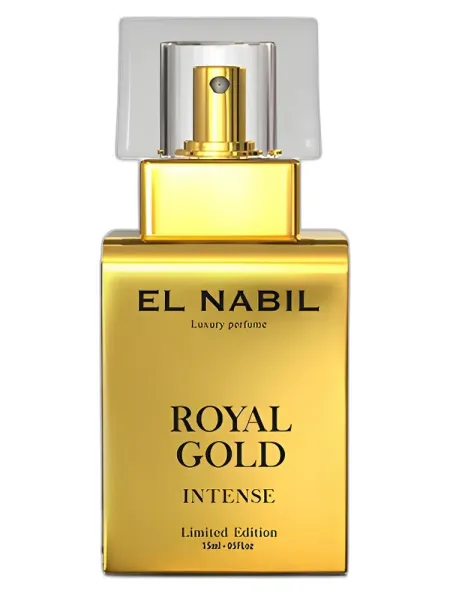 Frasco del perfume El Nabil Royal Gold Intense unisex Intense / Parfum-like