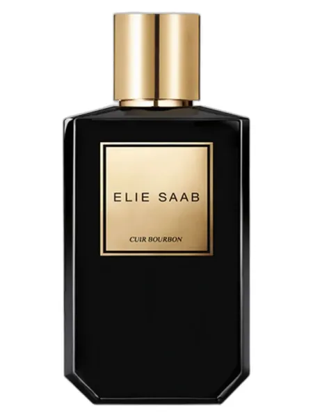 Frasco del perfume Elie Saab Cuir Bourbon unisex