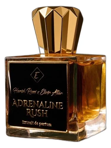Frasco del perfume Elixir Attar Adrenaline Rush x Harish Rossi 2026