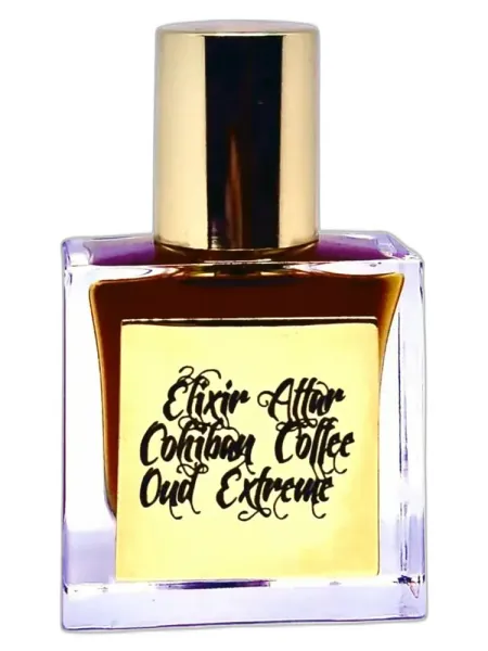 Frasco del perfume Elixir Attar Cohiban Coffee Oud Extreme unisex