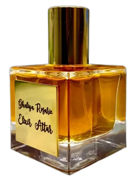 Elixir Attar Ghaliya Rosarie unisex perfume bottle