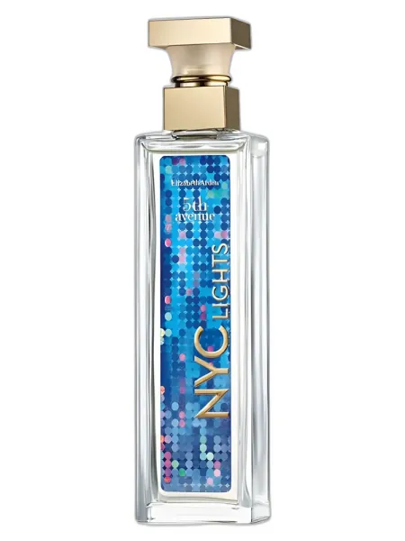 Frasco del perfume Elizabeth Arden 5th Avenue NYC Lights