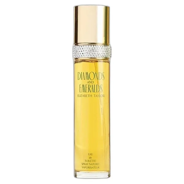 Frasco del perfume Elizabeth Taylor Diamonds & Emeralds Eau de Toilette