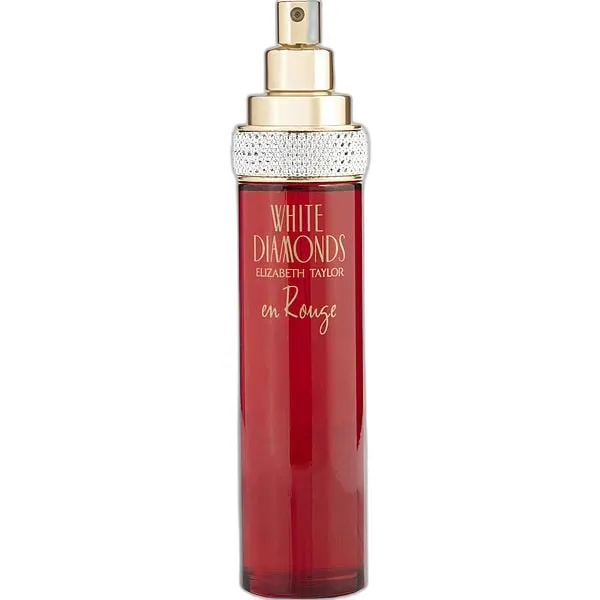 Frasco del perfume Elizabeth Taylor White Diamonds En Rouge Eau de Toilette