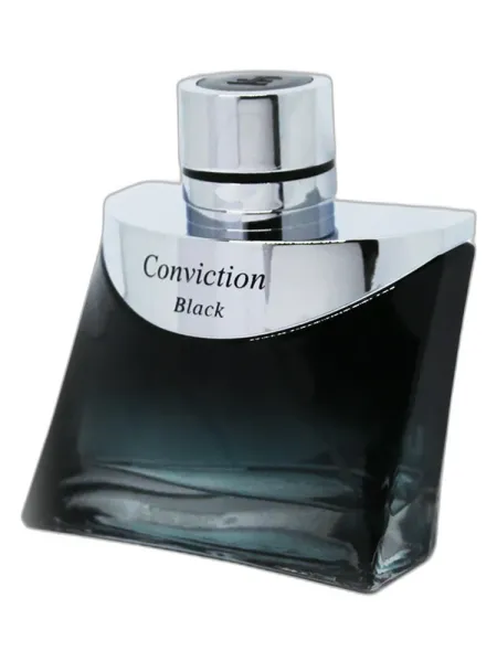 Frasco del perfume Elysees Fashion Conviction Black