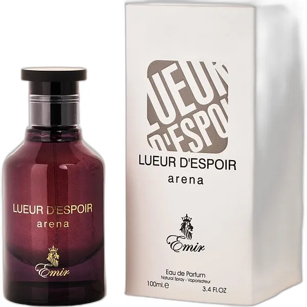 Frasco del perfume Emir Lueur Arena Eau de Parfum