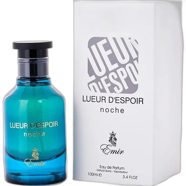 Frasco del perfume Emir Lueur Noche Eau de Parfum