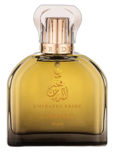 Frasco del perfume Emirates Pride Perfumes Caballo Black unisex