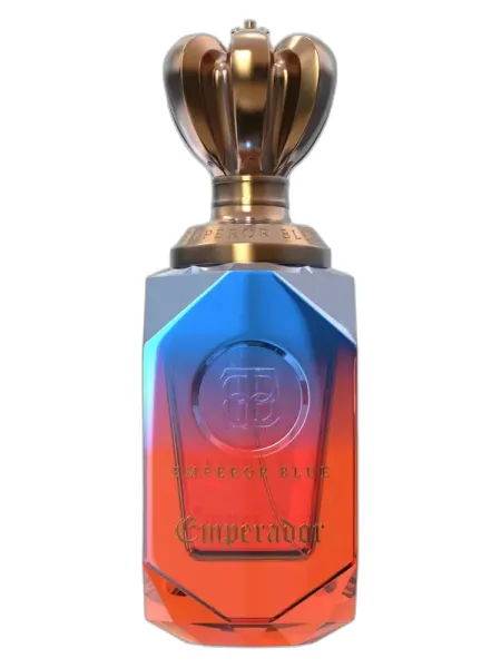 Frasco del perfume Emperor Blue Emperador