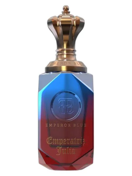 Frasco del perfume Emperor Blue Emperatriz Eau de Parfum