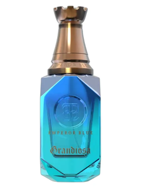 Frasco del perfume Emperor Blue Grandiosa Eau de Parfum