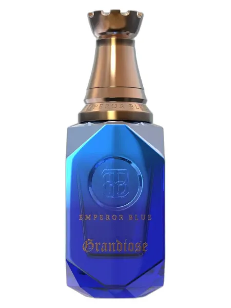 Frasco del perfume Emperor Blue Grandiose