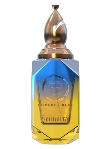 Frasco del perfume Emperor Blue Immortal unisex