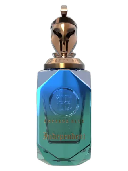 Frasco del perfume Emperor Blue Independent