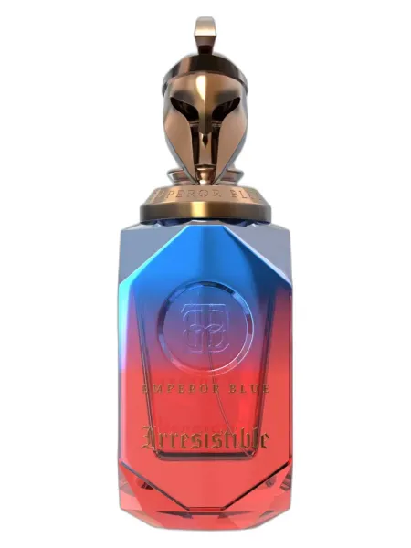 Frasco del perfume Emperor Blue Irresistible unisex Eau de Parfum