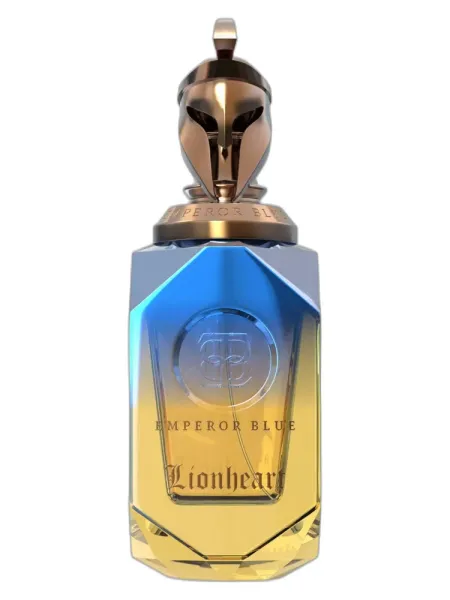 Frasco del perfume Emperor Blue Lionheart