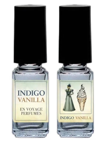 Frasco del perfume En Voyage Perfumes Indigo Vanilla unisex