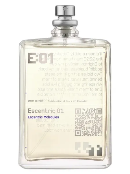 Frasco del perfume Escentric Molecules Escentric 01 Limited Edition 15 Years unisex